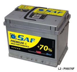 Batteria Auto 12V L2 67AH 680SAE 242X175X190 Linea Premium