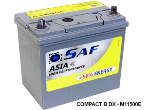 Batteria Auto 12V COMPACT B DX 115AH 940EN 327X170X228 Linea Asia/Japan