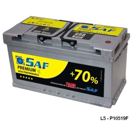 Batteria Auto 12V L5 105AH 880SAE 353X175X190 Linea Premium